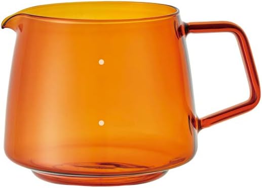 KINTO 21749 SEPIA Jug, 4 cups, Amber, Microwave and Dishwasher Safe, Scale Included