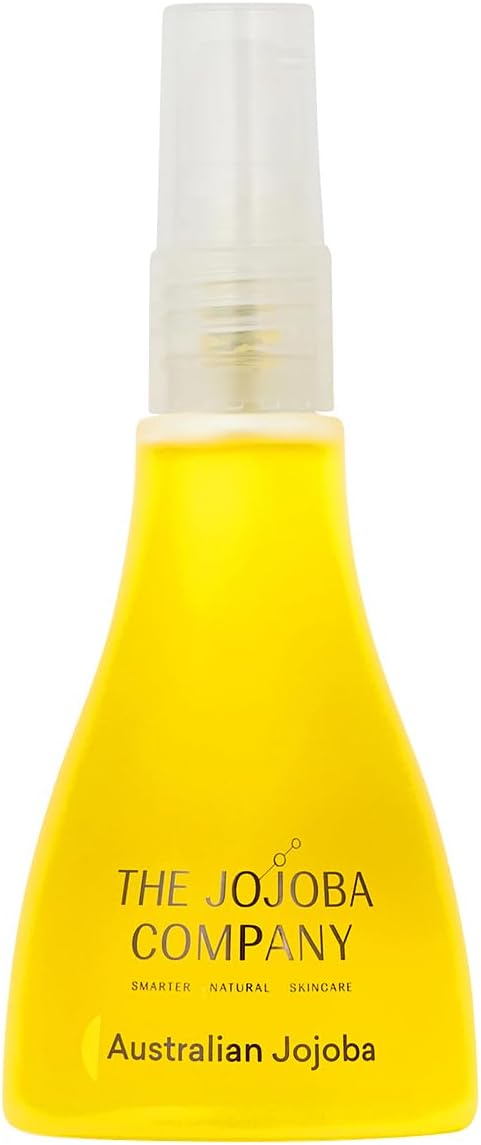 The Jojoba Company Pure Australian Jojoba Oil, Cold Pressed Australian Jojoba with Vitamin A, D, and E, Deeply Moisturising Face Oil, Jojoba Oil for Hair and Body, Gentle For All Skin Types 85ml