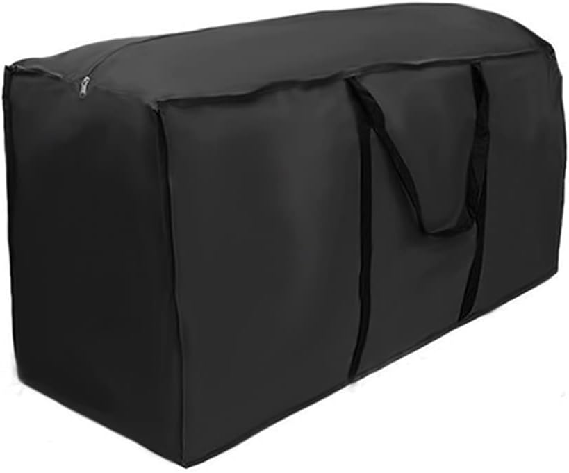Garden Furniture Cushion Storage Bag 173x76x51cm Waterproof Anti-UV Heavy Duty Rip Proof 210D Oxford Fabric Christmas Tree Storage Bag Outdoor Garden Patio Cushion Cover Bags with Handle