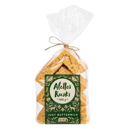 WELKOM USA Famous Spoon with Alettes Buttermilk Rusks_17.63oz/500g_1 Pack