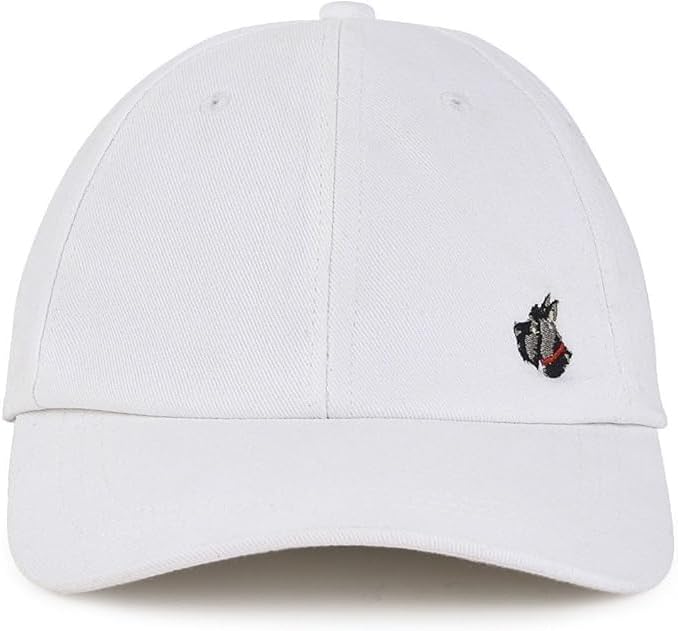 RADLEY London Womens Sunshine Seeker Adjustable Baseball Cap Hat in Organic Cotton in White