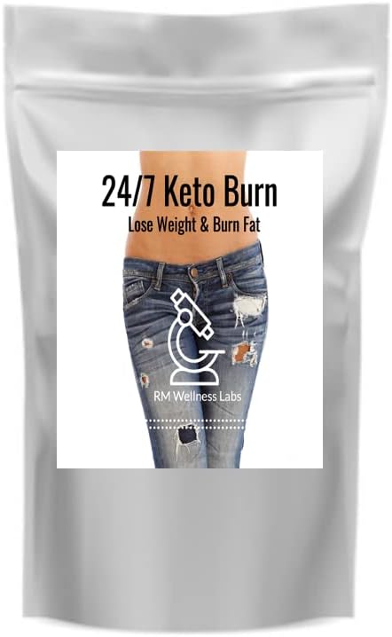 24/7 Keto Burn - Lose Weight & Burn Fat Fast - 60 Pills - 2 Month Supply