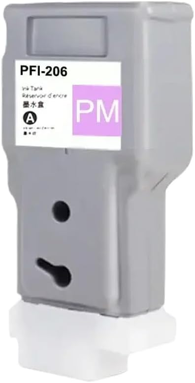 300ml Ink Cartridge PFI206 PFI 206 PFI-206 Compatible Ink Tank for Document Printing Works with IL IPF6400 IPF6400S IPF6450 IPF6400SE Printers(PFI-206-PM)