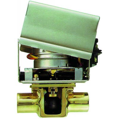 Honeywell Zone Valve - Valve and Motor - Cover Off - V8043G1034/U v8043-c17