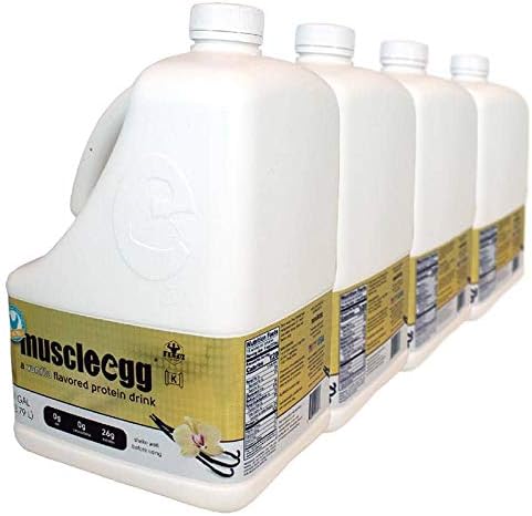 4 Gallons Vanilla MuscleEgg Liquid Egg Whites Cage-Free