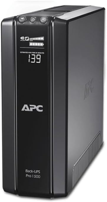 APC by Schneider Electric Power-Saving Back-UPS PRO - BR1500GI - Uninterruptible Power Supply 1500VA (AVR, 10 Outlets IEC-C13, USB, Shutdown Software)