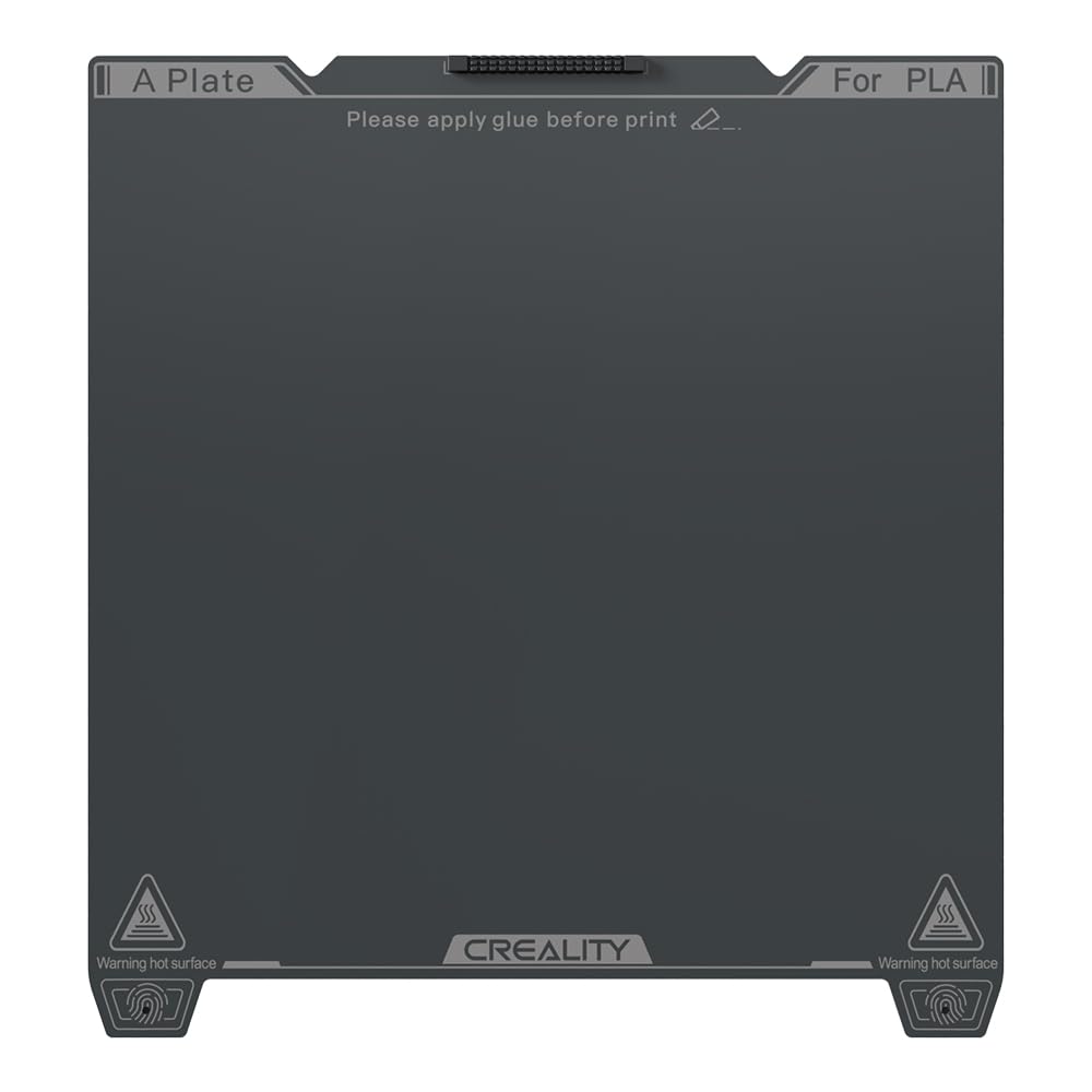Creality K1 Smooth PEI Build Plate Kit, Flexible Spring Steel Platform with Smooth PEI Surface for K1, Ender 3 S1/Pro, Ender 5 S1 3D Printer 235x235mm