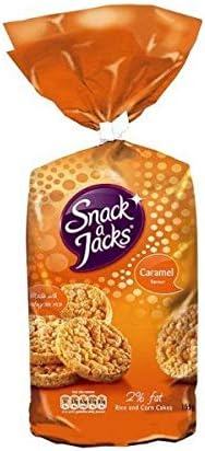 8 X SNACK A JACKS JUMBO CARAMEL 159g (8 PACK BUNDLE)
