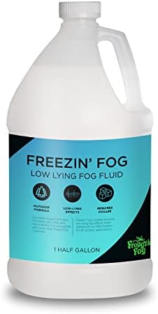 Froggy's Fog Freezin Fog, Low-Lying Ground Fog Fluid for Professional and Home Haunters, Theatrical Effects, and More, Half Gallon
