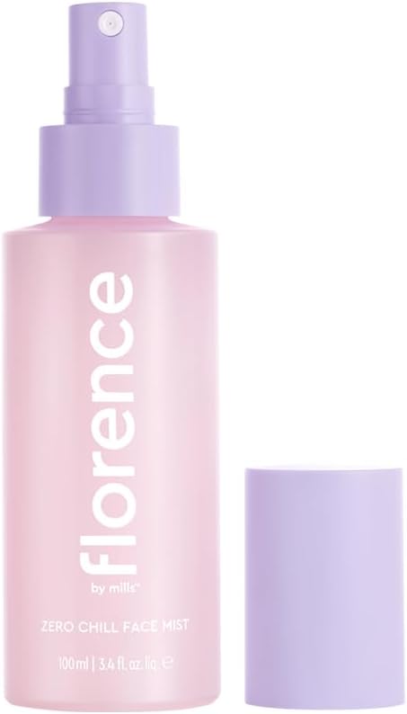 florence by mills Zero Chill Face Mist, Rose, 3.4 oz/ 100mL