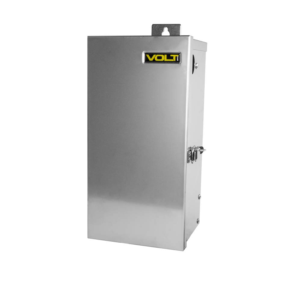 VOLT 300W Clamp Connect Low Voltage Transformer with Timer/Photocell for Landscape Lighting
