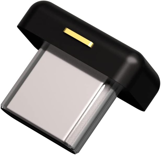 Yubico - YubiKey 5C Nano - Multi-Factor authentication (MFA) Security Key and passkey, Connect via USB-C, Compact Size, FIDO Certified - Protect Online Accounts