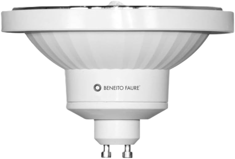BENEITO FAURE AR111 DOLE GU10 LED illuminant 15W 230V 45 ° warm tone 3000K reflector QR111 [energy class A +]