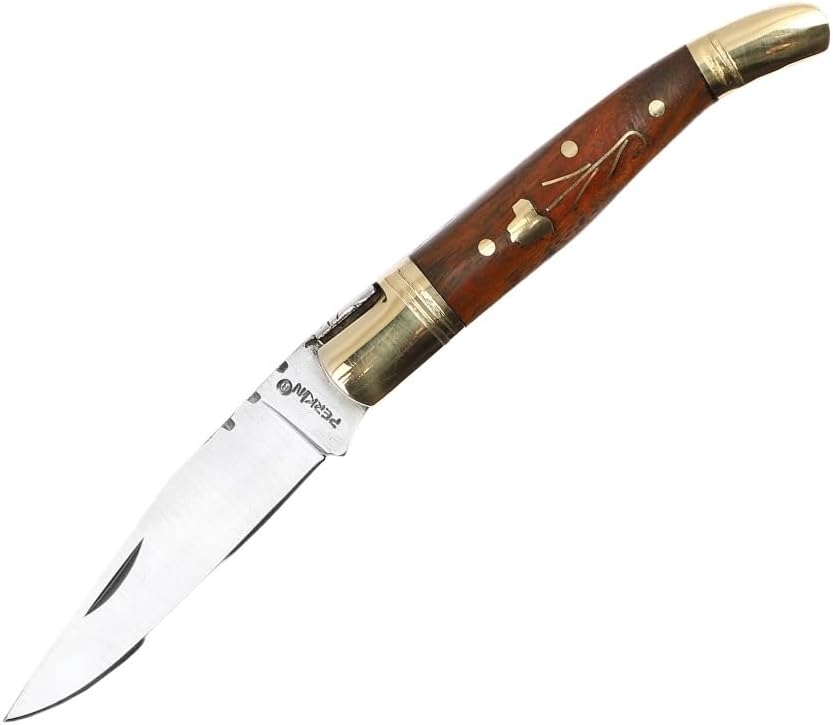 Perkin Handmade Pocket knife, Foldable and Non- Locking