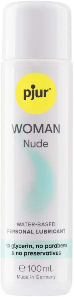 pjur Woman Nude - Water-Based Natural Personal Lubricant - Free from preservatives and parabens - Specially for Women (100ml)