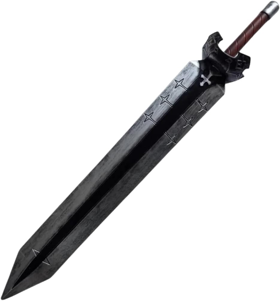 damdos Halloween Prop 40" Black-Asta Sword Clover Cosplay Props,The Black Swords Clover Cosplay Weapon Birthdays Gifts