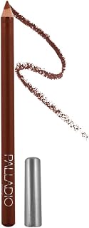 Palladio Lip Liner Pencil, Wooden, Firm yet Smooth, Contour and Line with Ease, Perfectly Outlined Lips, Comfortable, Hydrating, Moisturizing, Rich Pigmented Color, Long Lasting, Spice