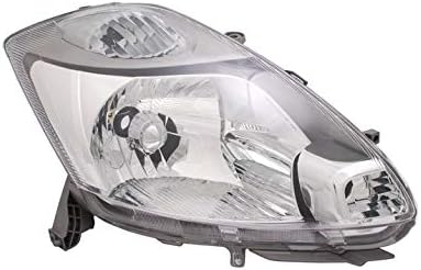 Headlights VP1522P Right Headlamp Passenger Side Headlight Assembly Projector Front Light Car Lamp Chrome LHD Compatible With Subaru Justy 4 2007 2008 2009 2010- Daihatsu Sirion 2005 2006 2007 2008-