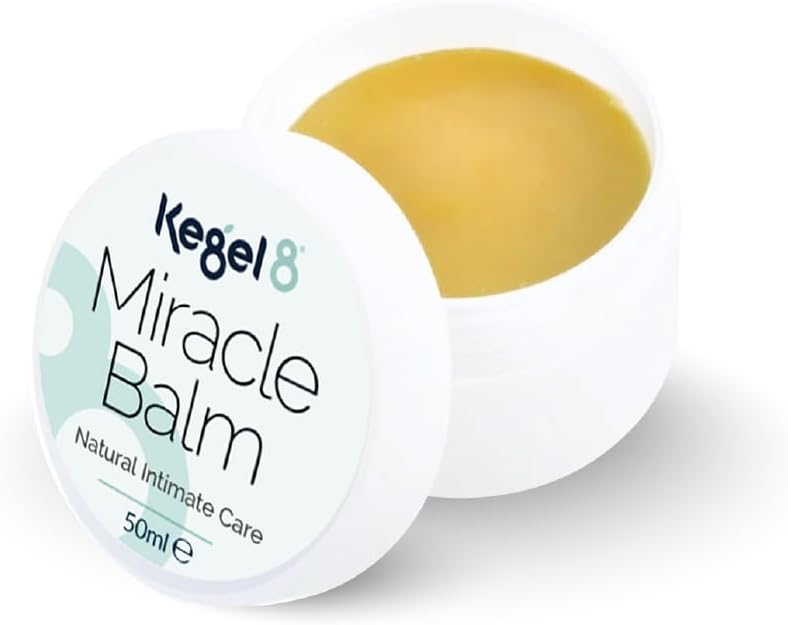 Kegel8 Miracle Balm Natural Intimate Care, 50 ml – Soothing Relief for Itching, Dryness & Irritation, 100% Natural Ingredients with Avocado Oil, Royal Jelly & Olive Oil