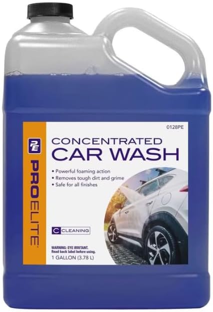 ProElite Car Wash Liquid, Automotive Care & Detailing, Car Wash Soap 1gal