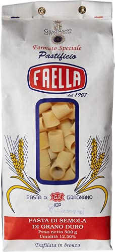 Faella Mezzi Canneroni Pasta - IGP Gragnano - 1.1 lbs