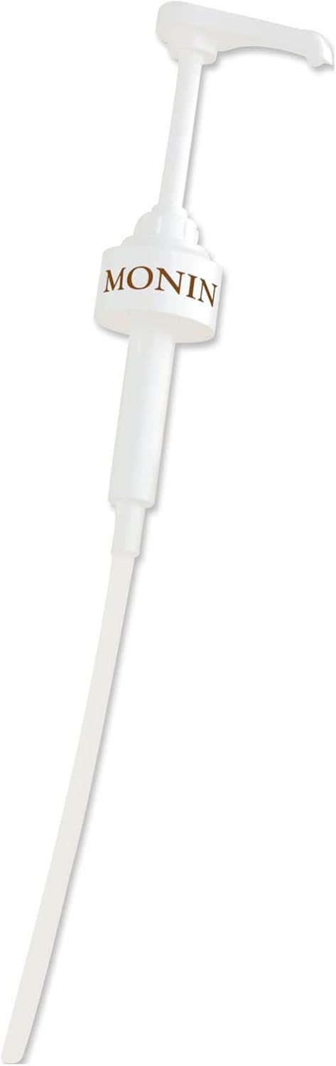 MONIN 10ml Pump. Compatible with 700ml Glass MONIN Syrup Bottles for Easy Use. Use 2 Pumps for Coffee, 3 Pumps for Frappes, 1-2 Pumps for Cocktails