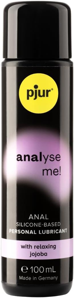 pjur Analyse me! Relaxing - Silicone-Based Personal Lubricant for Comfortable Anal Sex - Extra-Long Lubrication (100ml)