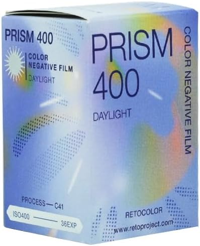 RETOCOLOR Prism 400 35mm Color Negative Film, 36EXP, ISO400, C41-processing, DX-Coded