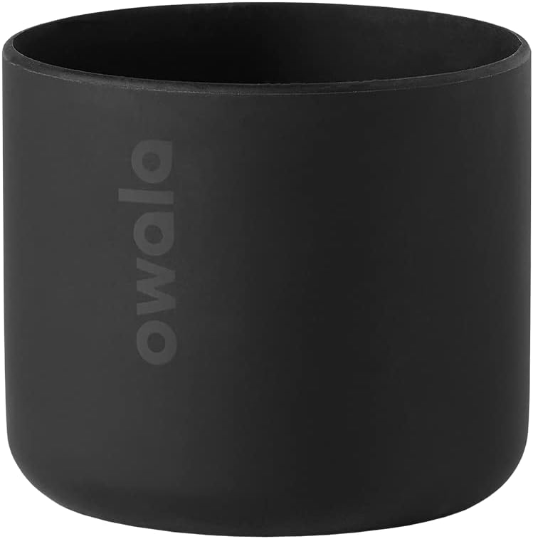 Owala Silicone Water Bottle Boot, Anti-Slip Protective Sleeve for Stainless Steel Water Bottles, 24 Oz, Black