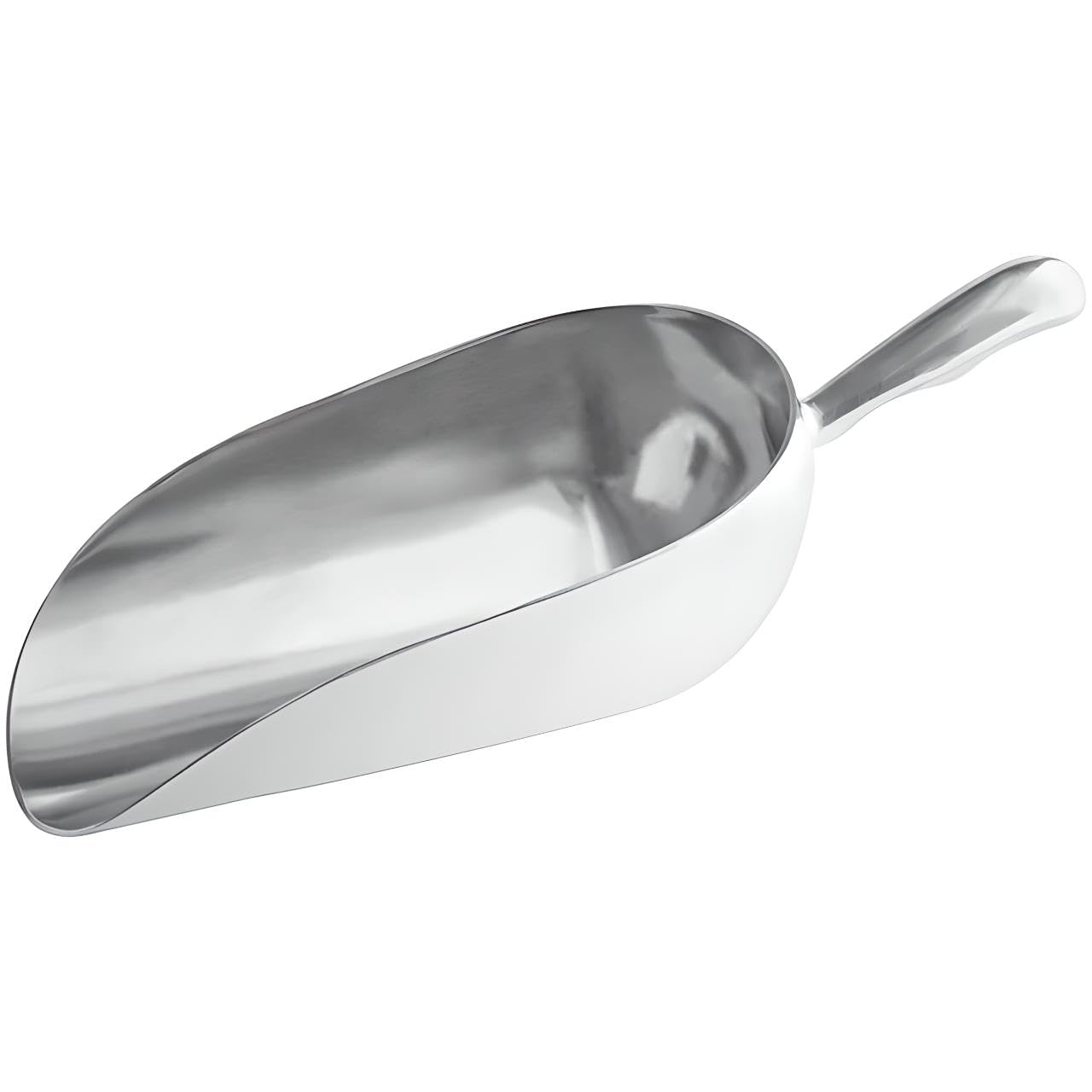 OCS Parts Aluminum 15.25-Inch Food and Ice Scoop | 85-Ounce | Professional Grade Scooper for Ice, Flour, Candy, Sugar, Rice, Popcorn, Coffee, and Beans for Home or Commercial Kitchens