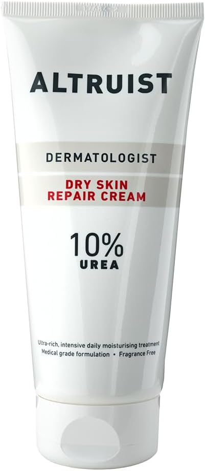 ALTRUIST. Dermatologist Dry Skin Repair Cream 10% Urea – Medical grade moisturiser with Glycerin and Urea by Dr Andrew Birnie, suitable for sensitive skin – 200 ml