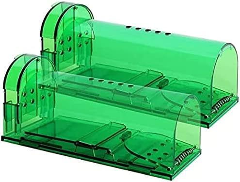 B-Free Humane Mouse Traps for Indoors and Outdoors. Live Catch and Release. Pets and Children Friendly. Washable, Reusable Rodent Mice Trap. Quick, Effective and Highly Sensitive Catcher (2 Pack)