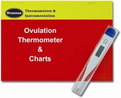 Ovulation and Fertility Thermometer and Charts by Brannan