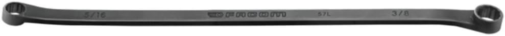 FACOM 5711/16x13/16 Short Offset Polygonal Spanner 15° Inches, Black, 11/16 x 13/16 Inches