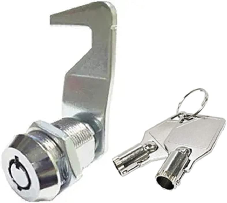 Homak Replacement Lock - Tubular Cam Lock 2 Keys Each w/Cover 12-6 Key Pull (5/8")