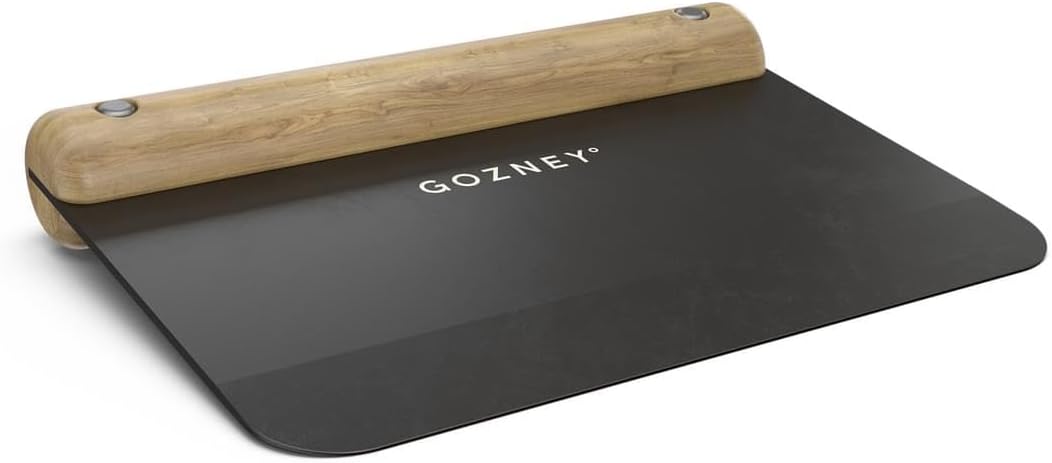 Gozney Dough Cutter - Natural Wood Handle Pizza Dough Cutter, Bench Scraper and Chopper