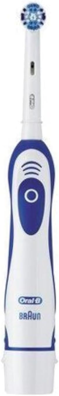 Oral-B Advance Power Electric Toothbrush, 1 Toothbrush Head With Indicator Bristles, Excess Plaque Remover, Battery Powered With 2 Batteries, Blue/White