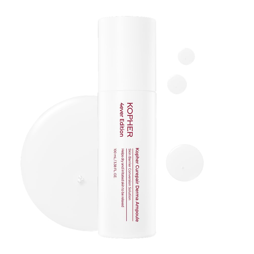 Kopher Curepair Derma Ampoule Mist [4ever Edition] with 10GF Skin Renewal & Brightening Ampoule for Sensitive Skin - Reduces Wrinkles, Improves Skin Tone, Korean Skincare (3.38 fl.oz.)