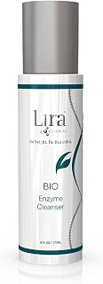 Lira Clinical Bio Enzyme Face Cleanser - 6 oz - Brightening and Anti Aging Face Wash with Plant Stem Cells