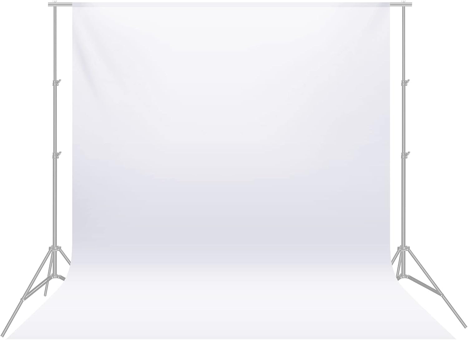Neewer® 6 x 9FT / 1.8 x 2.8M PRO Photo Studio 100% Pure Muslin Collapsible Backdrop Background for Photography,Video and Television (Background Only-No frame) - White