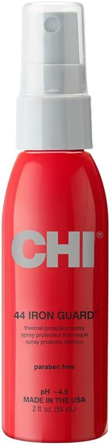 CHI 44 Iron Guard Thermal Protection Spray for Hair, Heat Damage Shield with Ceramic Minerals, Lightweight Styling Spray, Frizz Control & Shine Enhancer, 2 Fl Oz (Pack of 12)