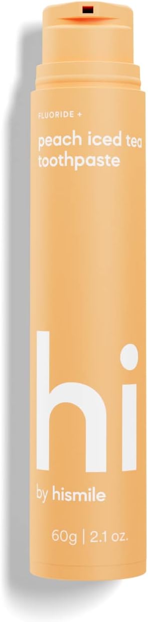 Hismile Peach Iced Tea Flavoured Toothpaste, Flavoured Toothpaste, Hismile Tooth Paste, Fluoride Tooth-Paste, Peach Flavour