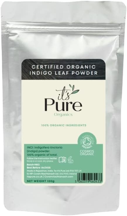 It's Pure Certified Organic Indigo Powder 100 g