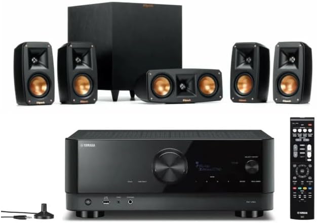 Klipsch Reference Theater Pack 5.1-Channel Speaker System + Yamaha RX-V6A 7.2-Channel AV Receiver