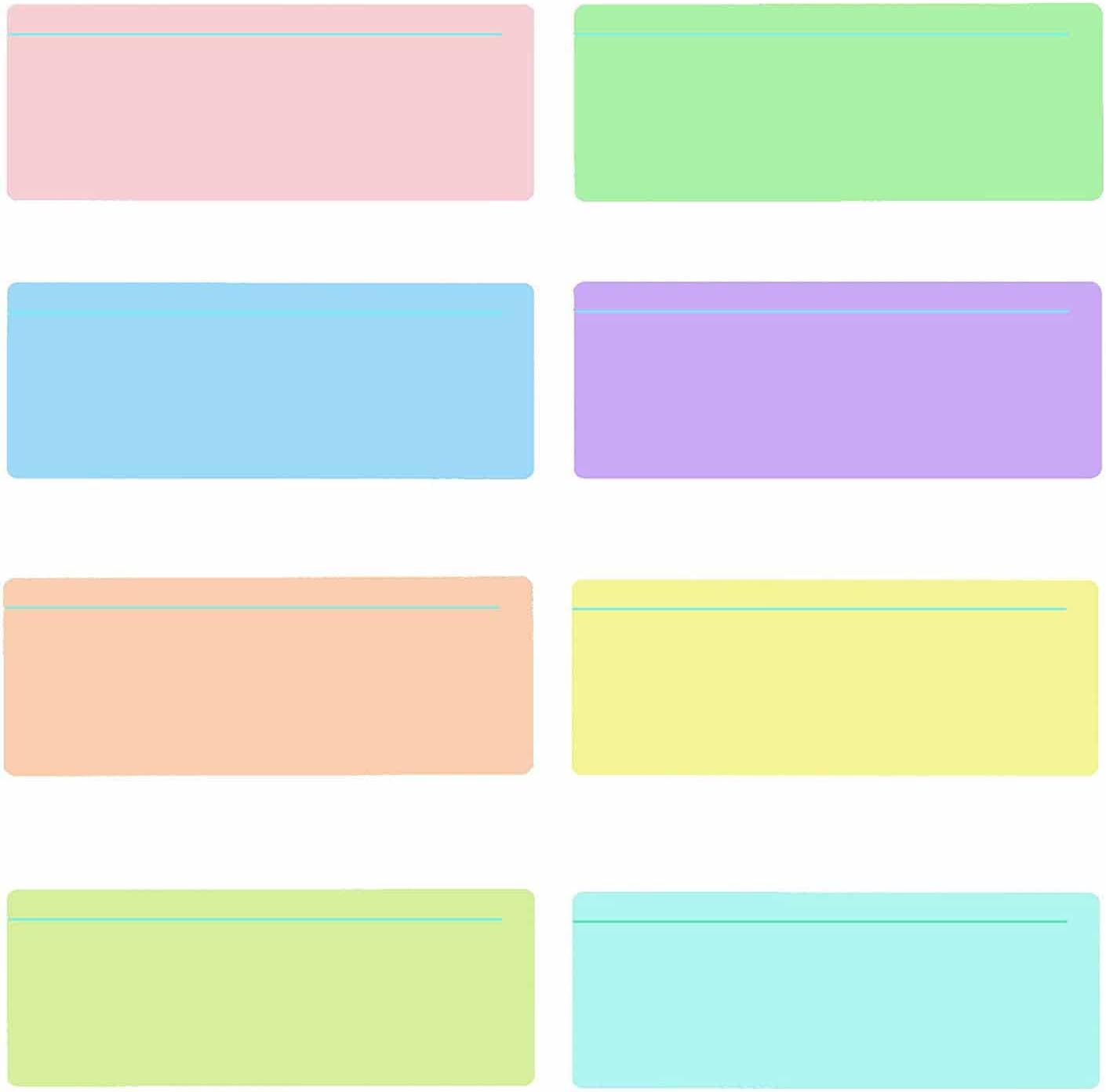 Dyslexia Overlays Reading Guided Strips Highlight Strips Bright Color for Dyslexia Reading Aids, Irlens Syndrome,and ADHD and Visual Stress Specialists for Children, Teacher, Reading Beginner 8 Pack