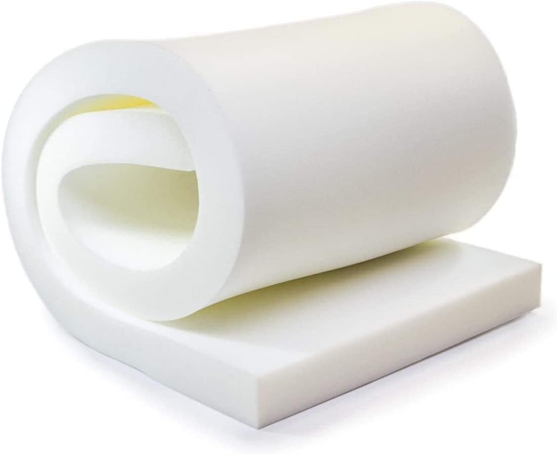 AK TRADING CO. Upholstery High Density 2" Height x 24" Width x 72" Length-Home or Commercial Use Seat Replacement Cushion-Made in USA Foam, 2x24x72