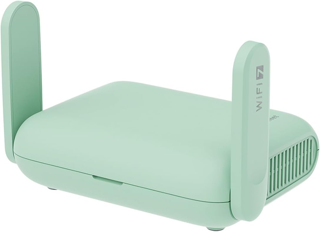 GL.iNet GL-MT3600BE (Beryl 7) Portable Travel Router, Pocket Wi-Fi 7 Wireless 2.5G Router, Mini Portable VPN Routers WiFi for Car, Travel, Public Computer Routers, Business, Mobile/RV/Cruise/Plane
