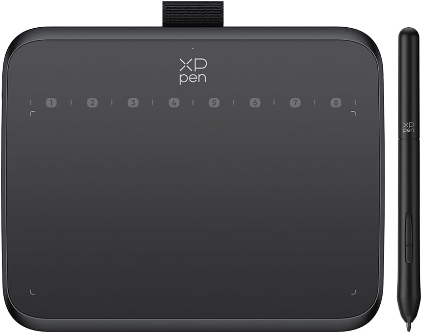 XPPen 6 * 4 inch Drawing Tablet with 16384 Pressure Levels IT640 Digital Graphic Art Tablet Battery-Free Stylus 60° Tilt Support OSU Drawing Pad for Beginner Compatible with Android Windows macOS