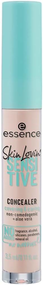 essence Skin Lovin' SENSITIVE CONCEALER, moisturizing/hydrating, calming, for sensitive eyes/skin, natural (3.5ml)