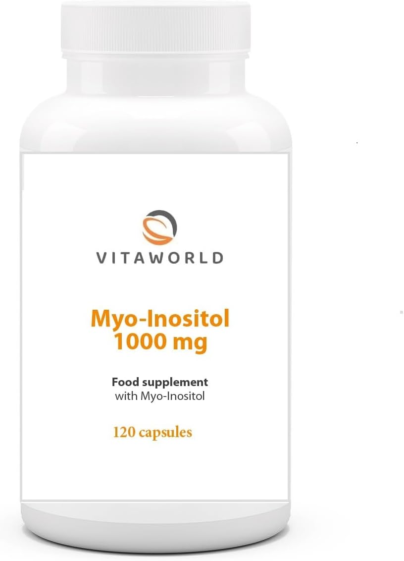 3 Pack Vita World Myo Inositol 1000mg 3 x 120 Capsules Made in Germany Vegan